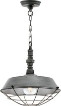 EGLO Chepstow - hanglamp - E27 - 1-lichts - antiek-zilver