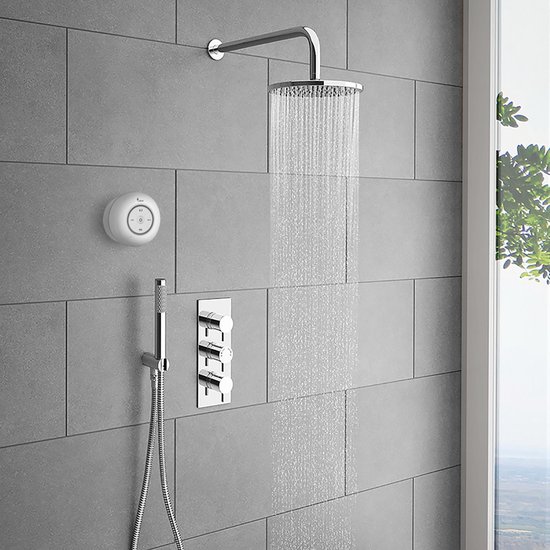 Leicke DJ Roxxx Shower TWS|SMART|Bluetooth-Lautsprecher, weiß — afbeelding 2