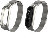 Adatta Milanees bandje - Xiaomi Mi Band 3 - Zilver