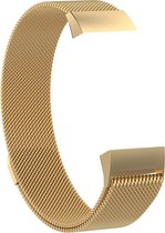 Gymston® Milanees bandje - Fitbit Charge 3 - Goud - Small