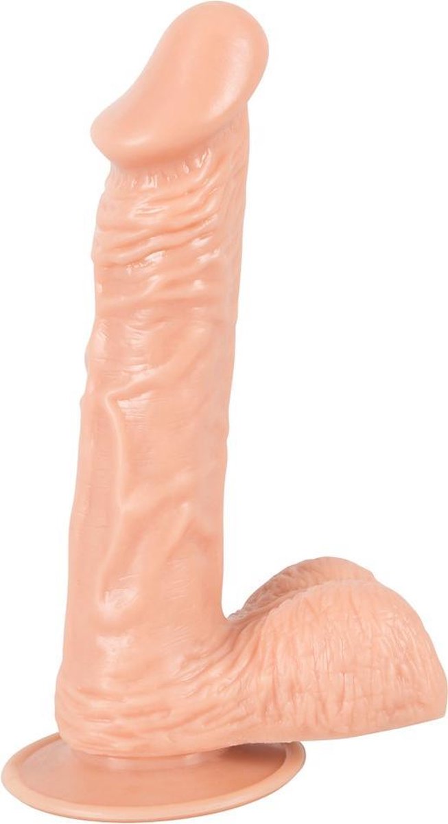 Goedkoopste You2Toys – Realistische Dildo met Zuignap Normale Variant voor een Vluggertje Past in Elke Handtas - 20 cm – beigeig