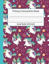 Primary Composition Book Line Rule 5/8 inch