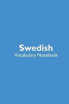 Swedish Vocabulary Notebook