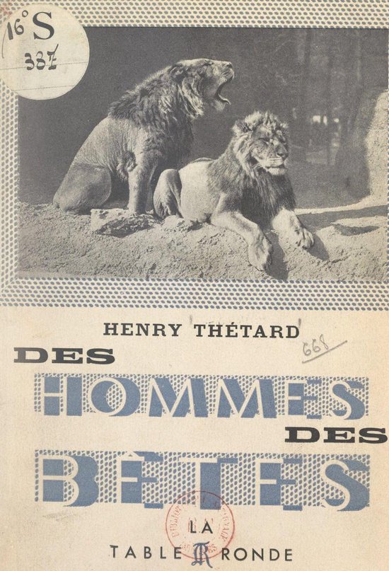 Des hommes des bêtes - cover