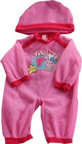 Falca Poppenkleding Boxpakje Kiss Me Roze 2-delig