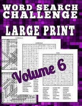Word Search Challenge Large Print