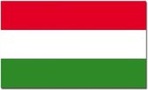 Vlag Hongarije 90 x 150 cm feestartikelen - Hongarije landen thema supporter/fan decoratie artikelen