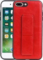 Grip Stand Hardcase Backcover voor iPhone 8 / 7 Plus Rood