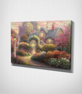 Dreamy Home - 30 x 40 cm - Schilderij - Canvas - Slaapkamer - Wanddecoratie  - Slaapkamer - Foto op canvas