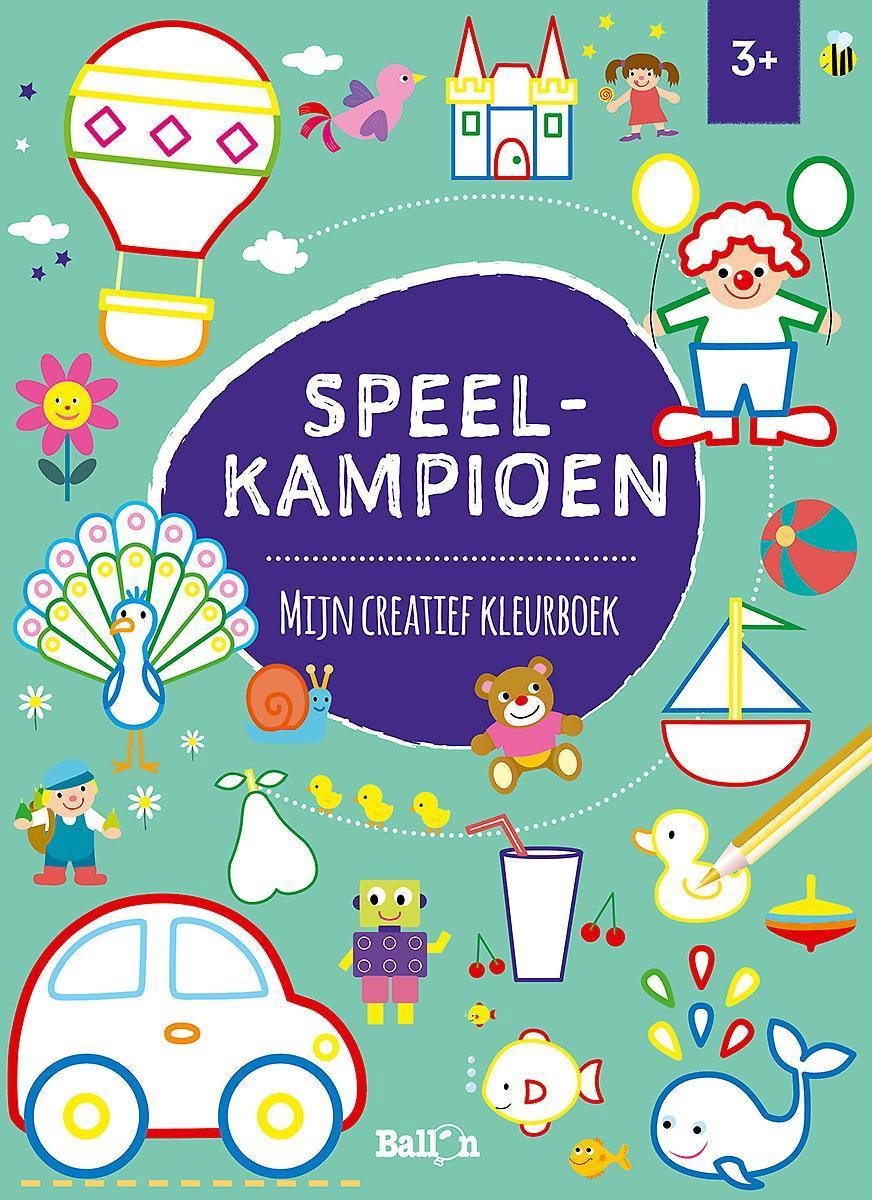 Mijn creatief kleurboek 3+