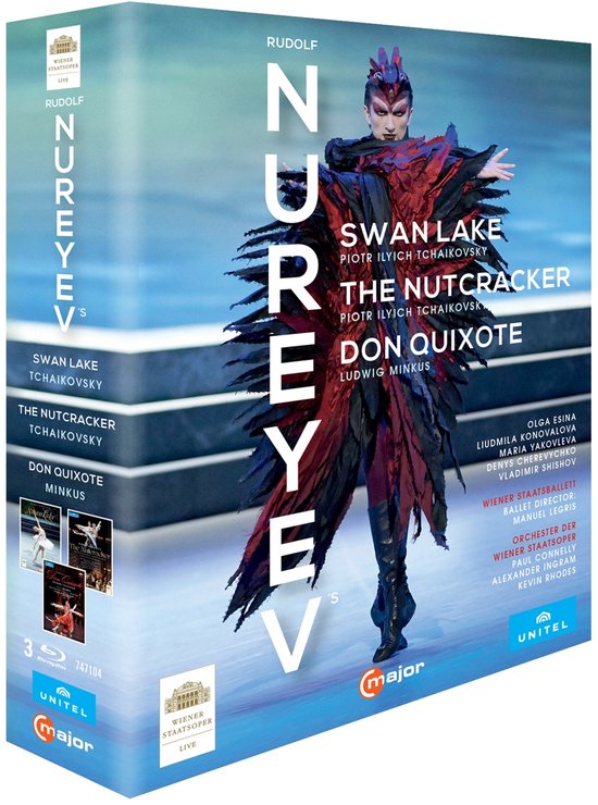 Rudolf Nureyev: Swan Lake / The Nutcracker / Don Quixote [Blu-ray]