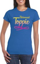 Helemaal Toppie t-shirt blauw dames XS