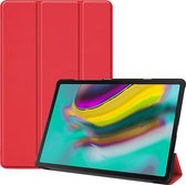 Samsung Galaxy Tab S5e 10.5 2019 Hoesje Book Case Hoes Cover - Rood