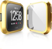 Full Cover Tempered Glass Fitbit Versa Protector - Goud