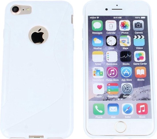 Omdat verkoopplan Economisch S Line Gel Silicone Case Hoesje Wit White voor Apple iPhone 7 | bol.com
