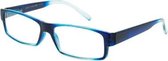 Leesbril blauw/transpr glans +2.5