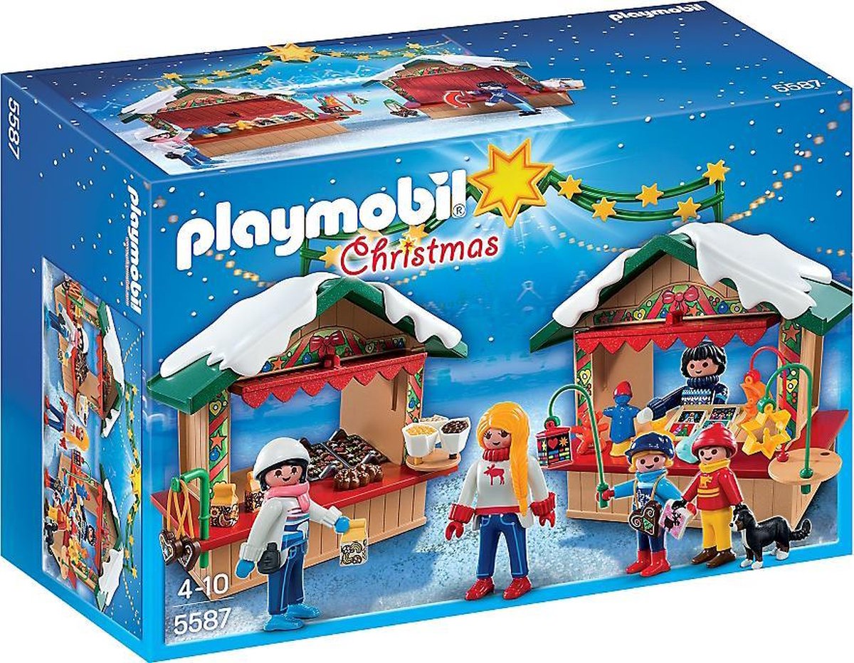 PLAYMOBIL Christmas De Kerstmarkt - 5587 | bol.com