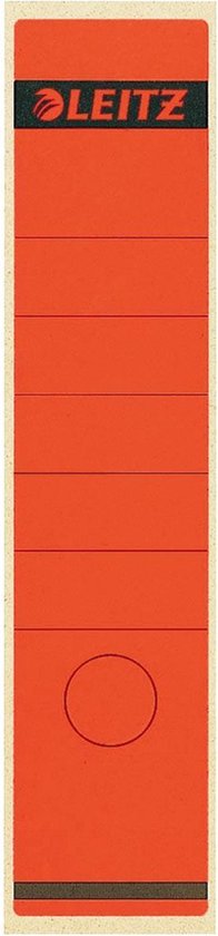 Leitz Ordnerrugetiketten Zelfklevend A4 Grijs 6,15 X 19,2 Cm 10 Stuks P 1642 Wi