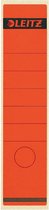 Leitz Back étiquettes, longues auto-adhésives Dos largeur 80 mm, 285 x 61 mm, rouge (lot de 10)