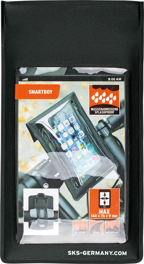 SKS Smartboy Stuurhouder Smartphone - Zwart