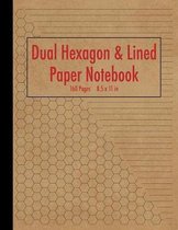 Dual Hexagon and Lined Paper Notebook