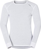 Odlo Bl Top Crew Neck L/S Active Warm Heren Thermoshirt - White - Maat M