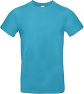 B&C Basic T-shirt E190 - Swimming Pool - Maat M