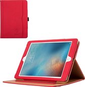 iPad 9.7 2017 Hoes Book Smart Case Cover met Apple Pencil Houder - Rood