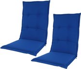 Tuinkussens Hoge rug Kopu® Prisma Duke Blue 125x50 cm - 2 Stuks