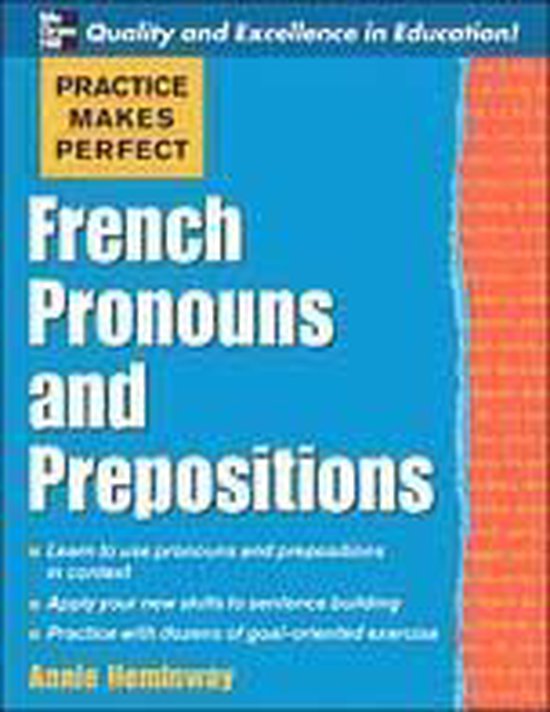 French Pronouns And Prepositions - cover
