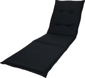 Coussin de chaise longue Kopu® Prisma Black 195x60 cm - Confort Extra