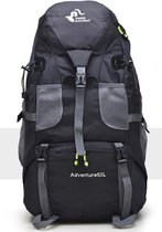 Backpack - Rugzak 50 liter zwart - lichtgewicht