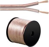 Goobay LSK 2x4.0 - 100m audio kabel Transparant