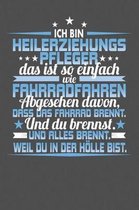 Ich Bin Heilerziehungspfleger Das Ist So Einfach Wie Fahrradfahren. Abgesehen Davon, Dass Das Fahrrad brennt. Und Du Brennst. Und Alles Brennt. Weil Du In Der H lle Bist.