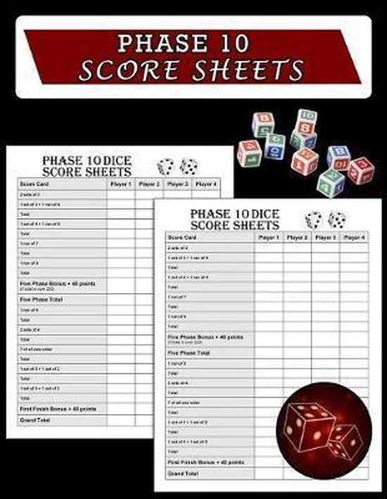 phase 10 score sheet