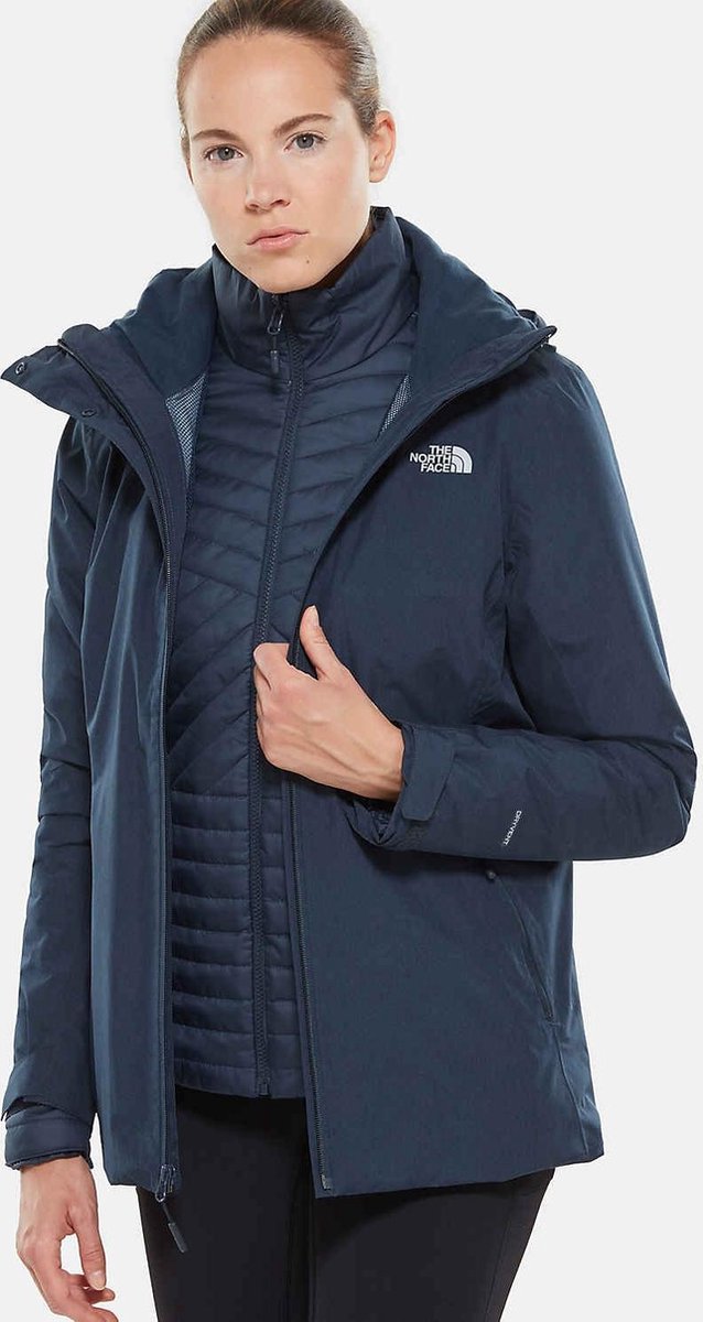 The North Face Inlux Triclimate Dames Outdoor Jas - Urban Navy/Urban Navy -  Maat L | bol