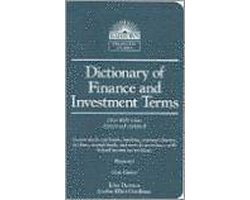 Dictionary of Finance and Investment Terms