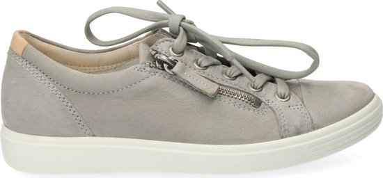 Grijze ECCO Sneakers Soft 7 Ladies Wild Dove - Maat 39 | bol.com