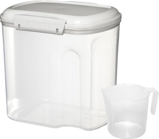 Boîte de conservation des aliments Sistema Bake It - avec tasse à mesurer - 2,4 litres