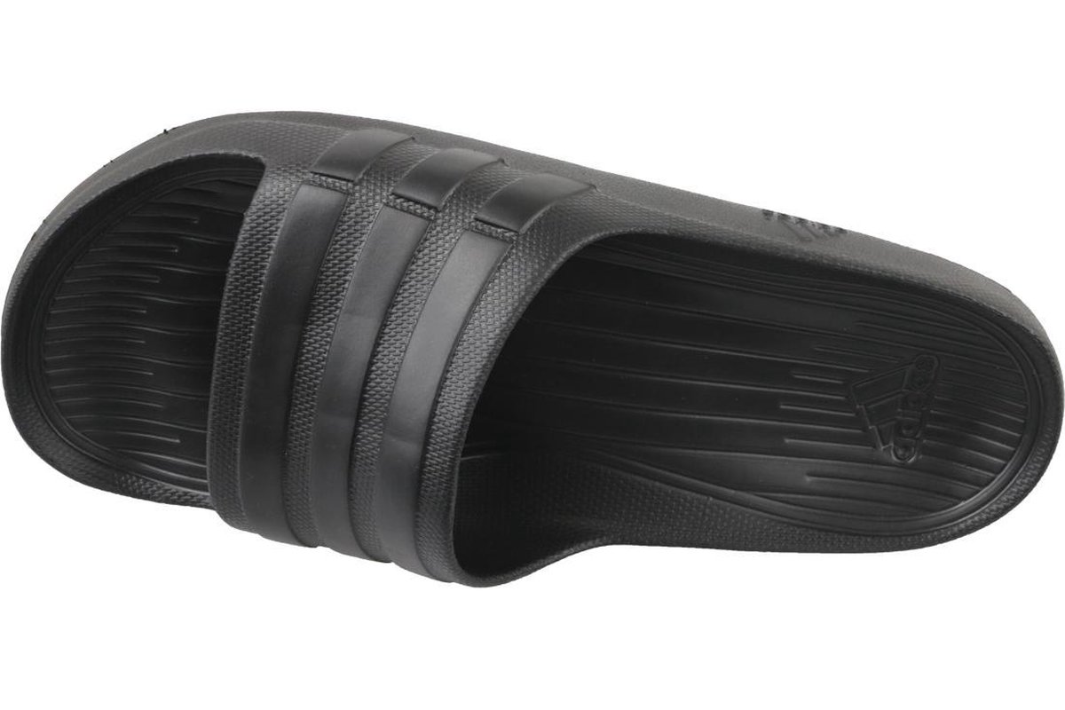 adidas Duramo Slide Slippers - Maat 40.5 - Unisex - zwart | bol.com
