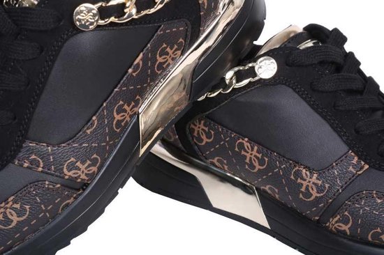 Guess Dames Sneakers Mian3 - Zwart - Maat 36 | Bestel nu!