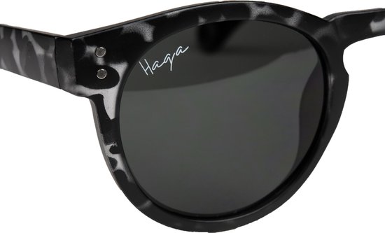Haga Eyewear zonnebril Brighton zwart wit van HAGA Eyewear — afbeelding 2