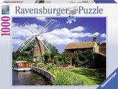 Ravensburger puzzel Schilderachtige Molen - Legpuzzel - 1000 stukjes