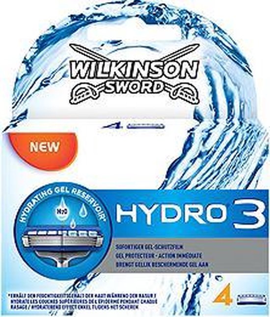 Wilkinson Scheermesjes Heren Hydro 3 - 4 stuks | bol.com