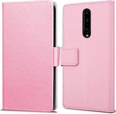 OnePlus 7 Pro hoesje - Book Wallet Case - roze