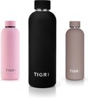 TIGR Thermosfles in Roestvrij Staal RVS - Drinkfles - 500ML - Zwart