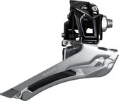 Shimano Voorderailleur 105 Fd-r7000-b 11s Aanlas Zwart/zilver