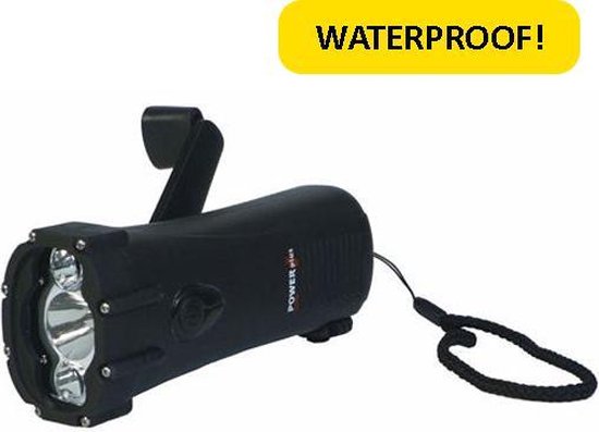 Zaklamp opwindbare waterproof Shark | Powerplus LED lamp | bol.com