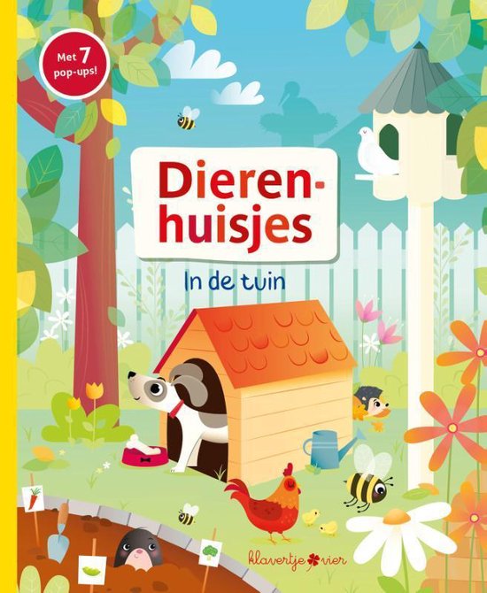 Pop-up boek Dierenhuisjes 0 - In de tuin