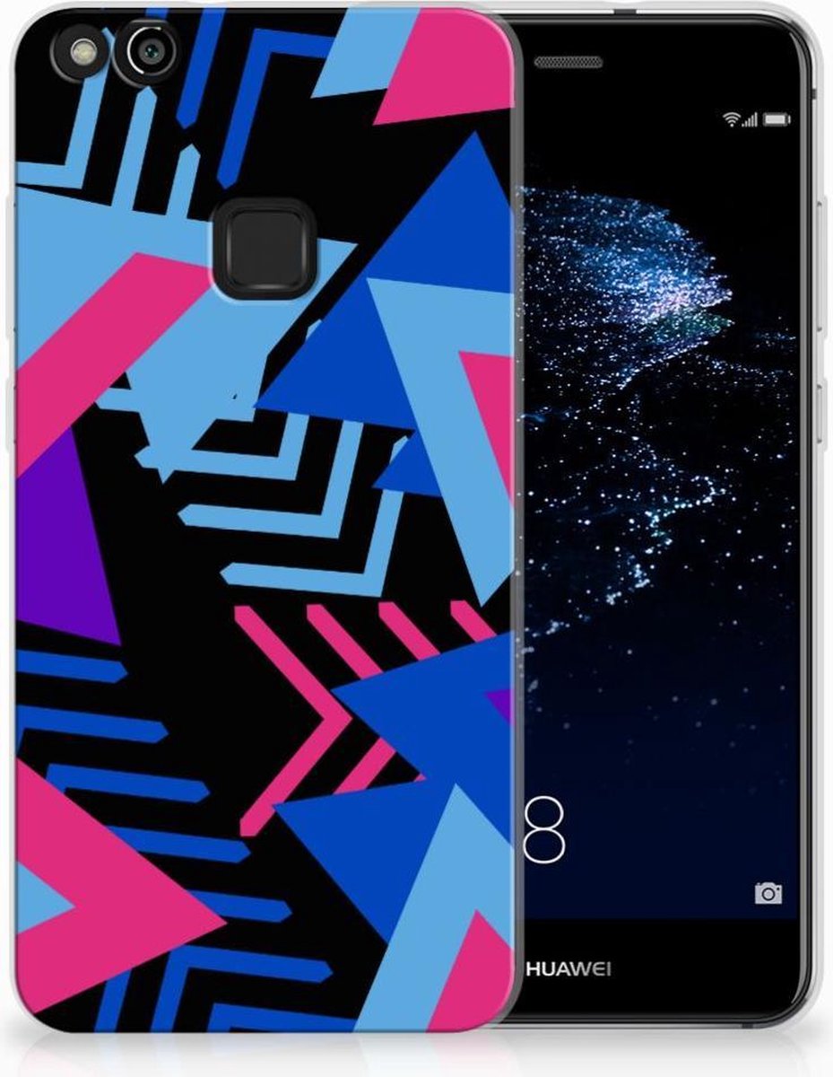 Huawei P10 Lite TPU Hoesje Funky Triangle